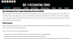 Desktop Screenshot of big4accountingfirms.com